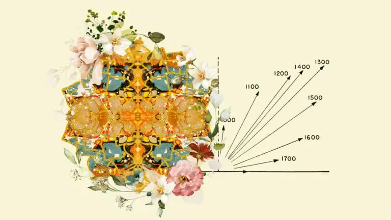 crown chakra symbol flower collage art