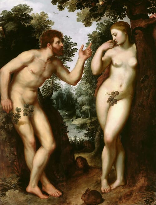 Adam and Eve - Two souls, dwell alas! In my breast